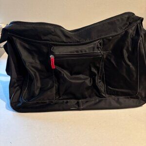 Vintage Lucy Sports/Overnight/Duffle Bag Black Fully Lined 19"x13"x8"